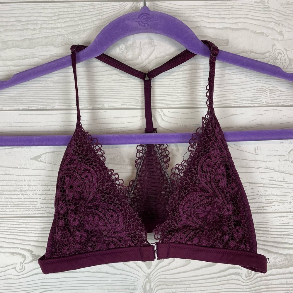 Victoria’s Secret Body By Victoria Bralette Burgundy Size XS